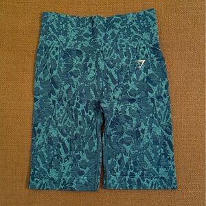 NWOT Gymshark Adapt Animal Shorts-Teal-Size Small